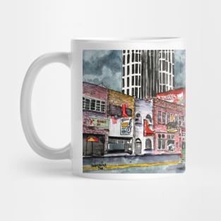 Nashville Tennessee country music art Mug